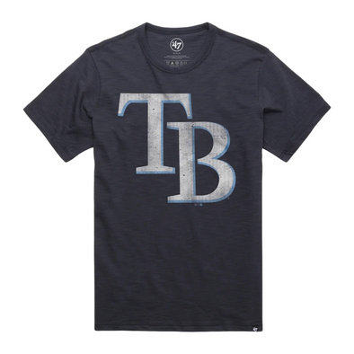 Tampa Bay Rays TB Cap Logo Grit Scrum Tee