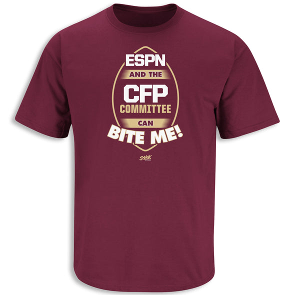 Florida State Seminoles 2023 "ESPN and CFP Committee Can Bite Me!" Tee