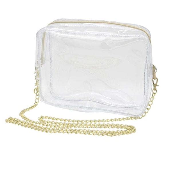 Gameday Clear Camera Crossbody Purse Capri Designs