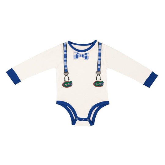 Florida Gators Infant Suspenders Longsleeve Onesie