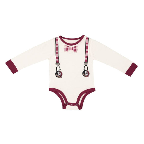 Florida State Seminoles  Infant Suspenders Longsleeve Onesie