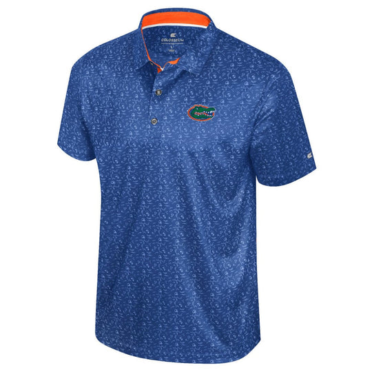 Florida Gators Time For Football!  All Over Printed Polo