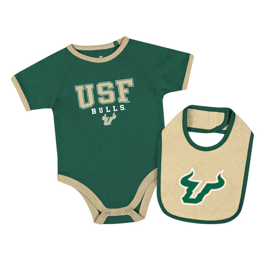 South Florida Bulls Colosseum Infant Bingo Onesie & Bib Set