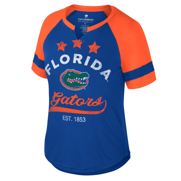 Florida Gators Women's Crown of Fire V-Notch Tee