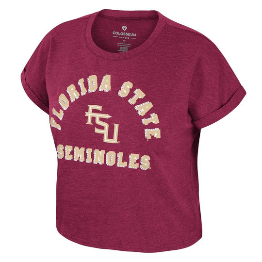 Florida State Seminoles Women's Sparkle Crop Tee