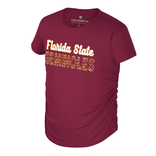 Florida State Seminoles Girls Bree Ruched Tee