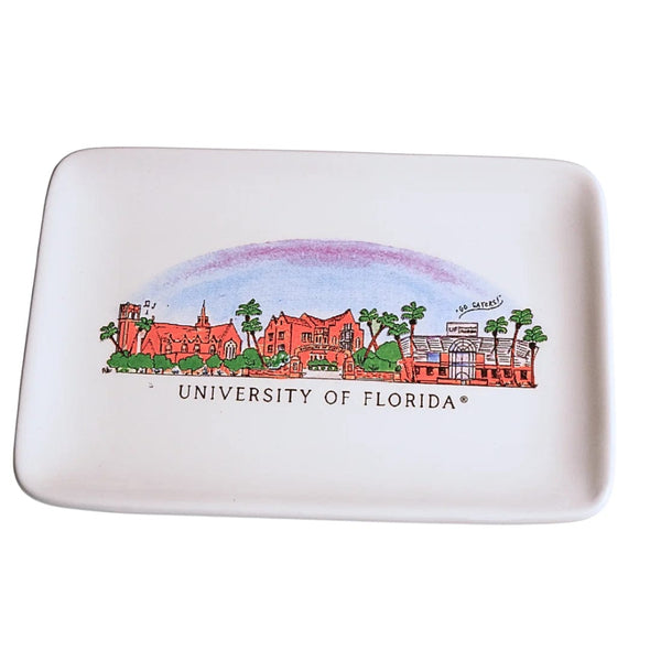 Florida Gators Skyline Ceramic Trinket Tray Valiant Gifts