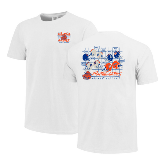 Florida Gators Helmet History Comfort Colors Tee