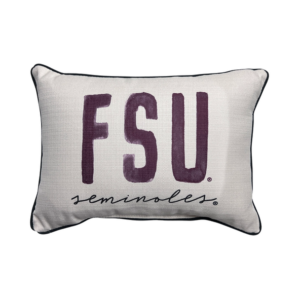 Florida State Seminoles Collegiate Poster FSU Seminoles Pillow