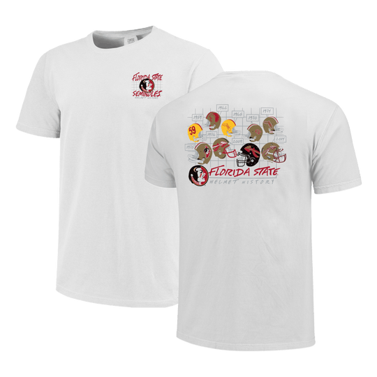 Florida State Seminoles Helmet History Comfort Colors Tee