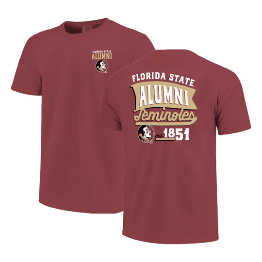 Florida State Seminoles Alumni Pennant Comfort Colors Tee