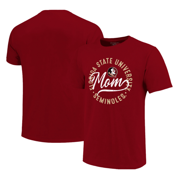 Florida State Seminoles Women's Script Circle Mom Tee