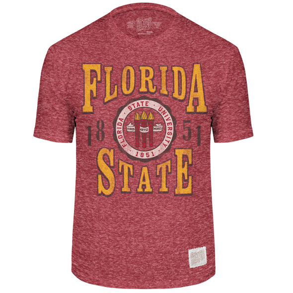 Florida State Seminoles Established University Seal Triblend Tee