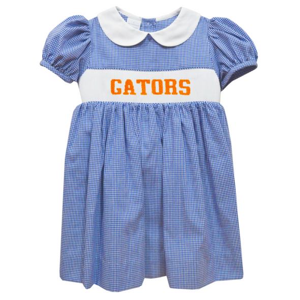 Florida Gators Toddler Sophia Mini Check A-Line Dress