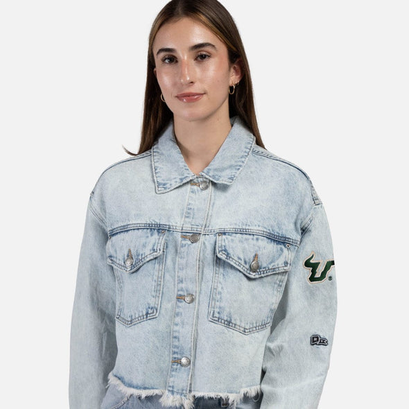 South Florida Bulls Women's 'South Florida" & Horn Logo Jean Jacket
