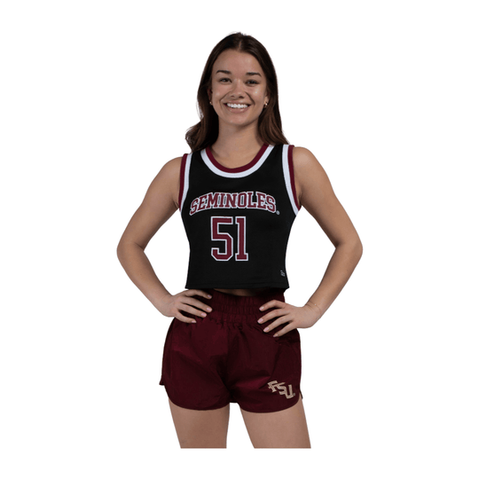 Florida State Seminoles Women's #51 Cropped Basketball Jersey