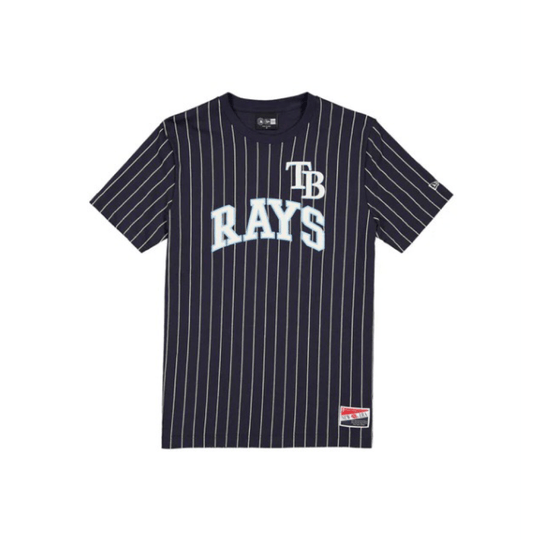 Tampa Bay Rays Throwback Pinstripe Wordmark T-Shirt