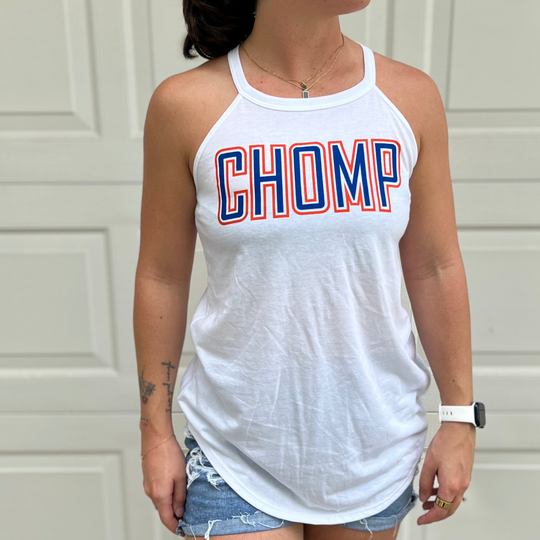 Florida Gators Chomp Halter Tank Top
