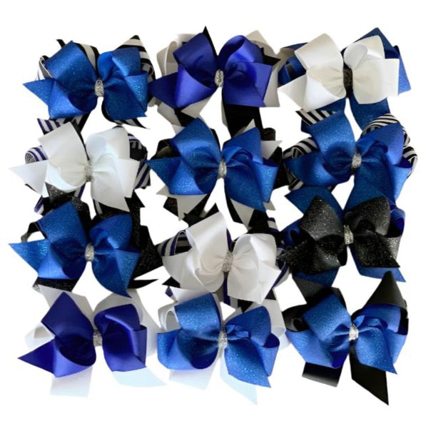 Tampa Bay Lightning Large Hair Bow