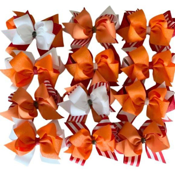 Tampa Bay Buccaneers Large Hair Bow