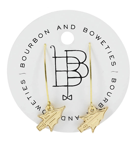 Florida State Seminoles Spear Stud Hoop Earrings