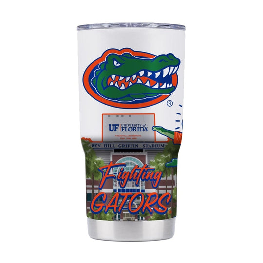 Florida Gators Campus Icons 20 oz Stainless Steel Tumbler