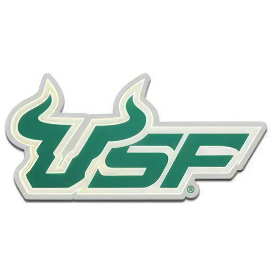 South Florida Bulls USF Acrylic Auto Emblem