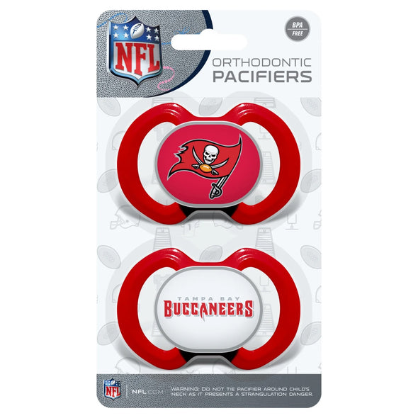 Tampa Bay Buccaneers 2 Pack Pacifiers