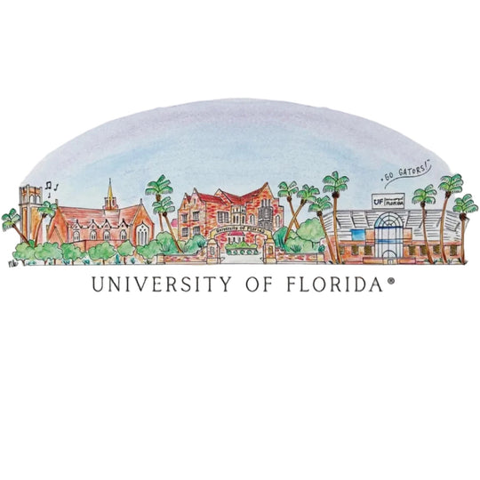 Florida Gators 8" x 10" Skyline Print