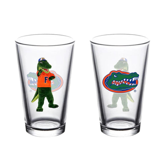 Florida Gators Mascot 16oz Pint Glass