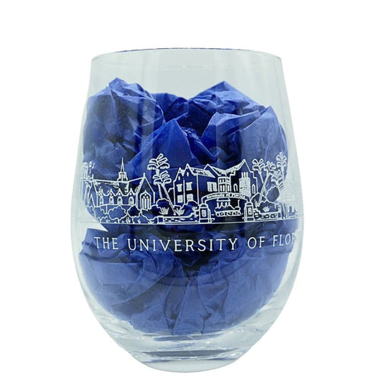 Florida Gators Skyline 12oz Wine Glass