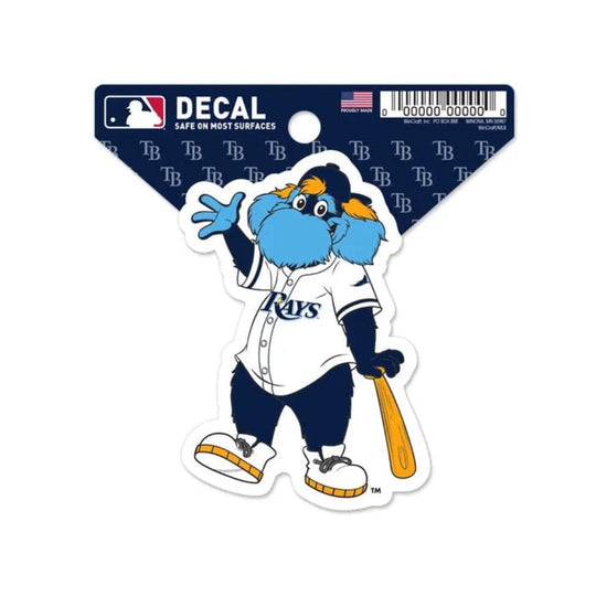 Tampa Bay Rays 3" x 4" Mascot Perfect Cut Decal