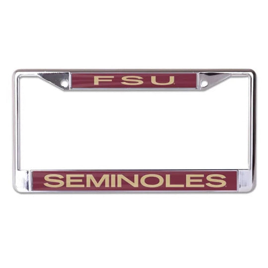 Florida State Seminoles Team Name Back License Plate Frame