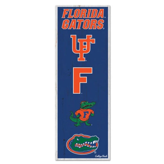 Florida Gators College Vault 6" x 17" Evolution Wooden Sign