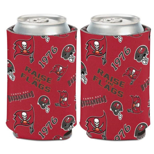 Tampa Bay Buccaneers 12oz Scatter Team Print Can Cooler