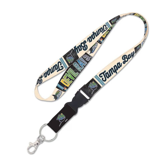 Tampa Bay Rays 1" Devil Rays Lanyard with Detachable Buckle