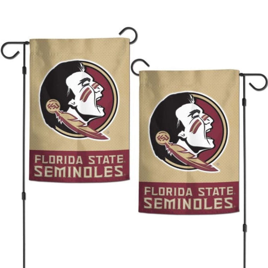 Florida State Seminoles 12" x 18" Applique 2 Sided Garden Flag