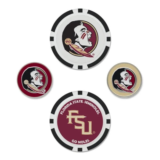 Florida State Seminoles 4-Pack Golf Ball Markers