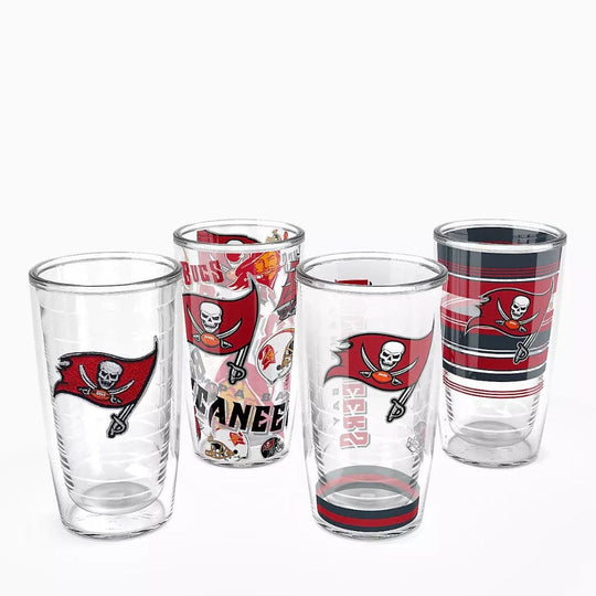 Tampa Bay Buccaneers 16oz Assorted Tervis Tumbler Set - 4 pack