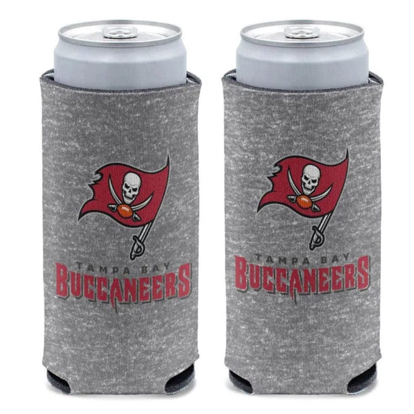 Tampa Bay Buccaneers 12 oz Heather Slim Can Cooler