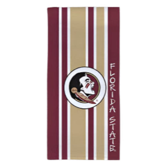 Florida State Seminoles Striped Primary Logo Hand Towel