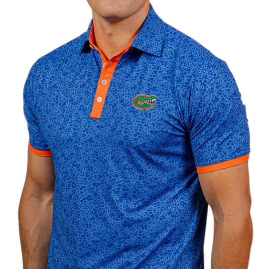 Florida Gators Team Logo Four Button Performance Polo