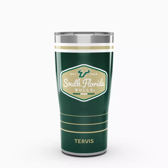 South Florida Bulls Vintage Stainless Steel Tervis