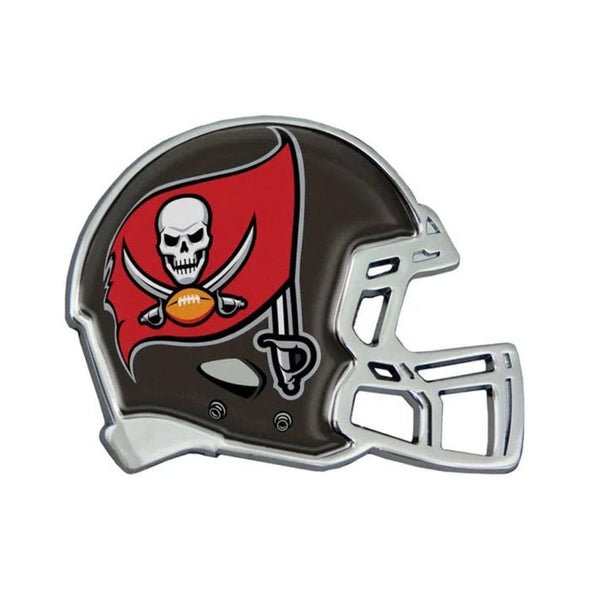 Tampa Bay Buccaneers Helmet Chromed Metal Domed Emblem