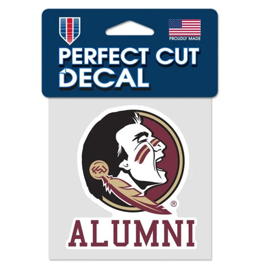 Florida State Seminoles  4" x 4" Alumni Perfect Cut Decal