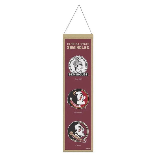 Florida State Seminoles College Vault 8" x 32" Evolution Wool Banner
