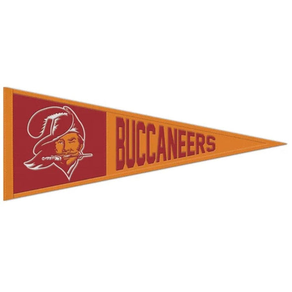 Tampa Bay Buccaneers Classic Retro Logo 13" x 32"  Wool Pennant