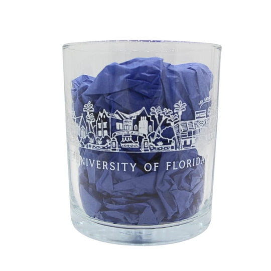 Florida Gators Skyline 12oz DOF Glass