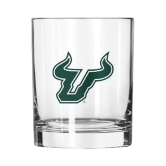 South Florida Bulls 14oz Gameday Rocks Glass