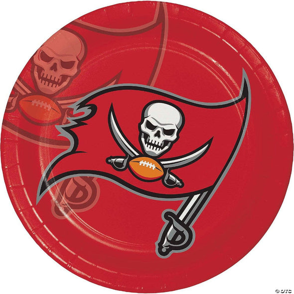 Tampa Bay Buccaneers NFL Tailgating Paper Plates Set of 8